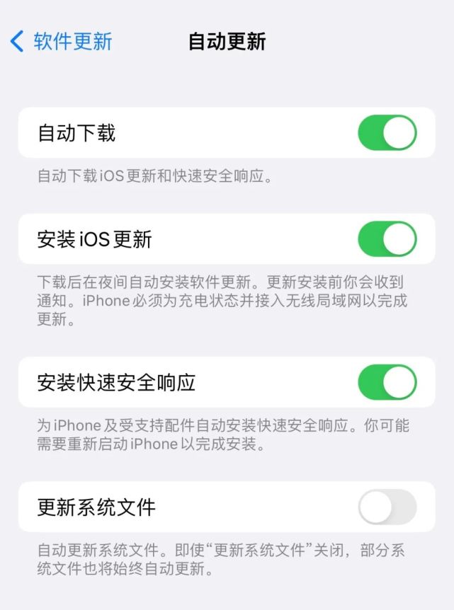 普兰苹果手机维修分享苹果快速安全响应更新有必要安装吗 